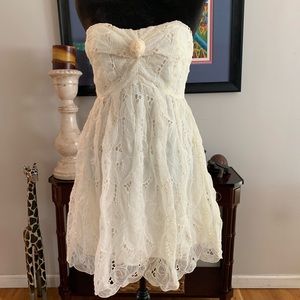 Anthropologie Lulu Lame dress